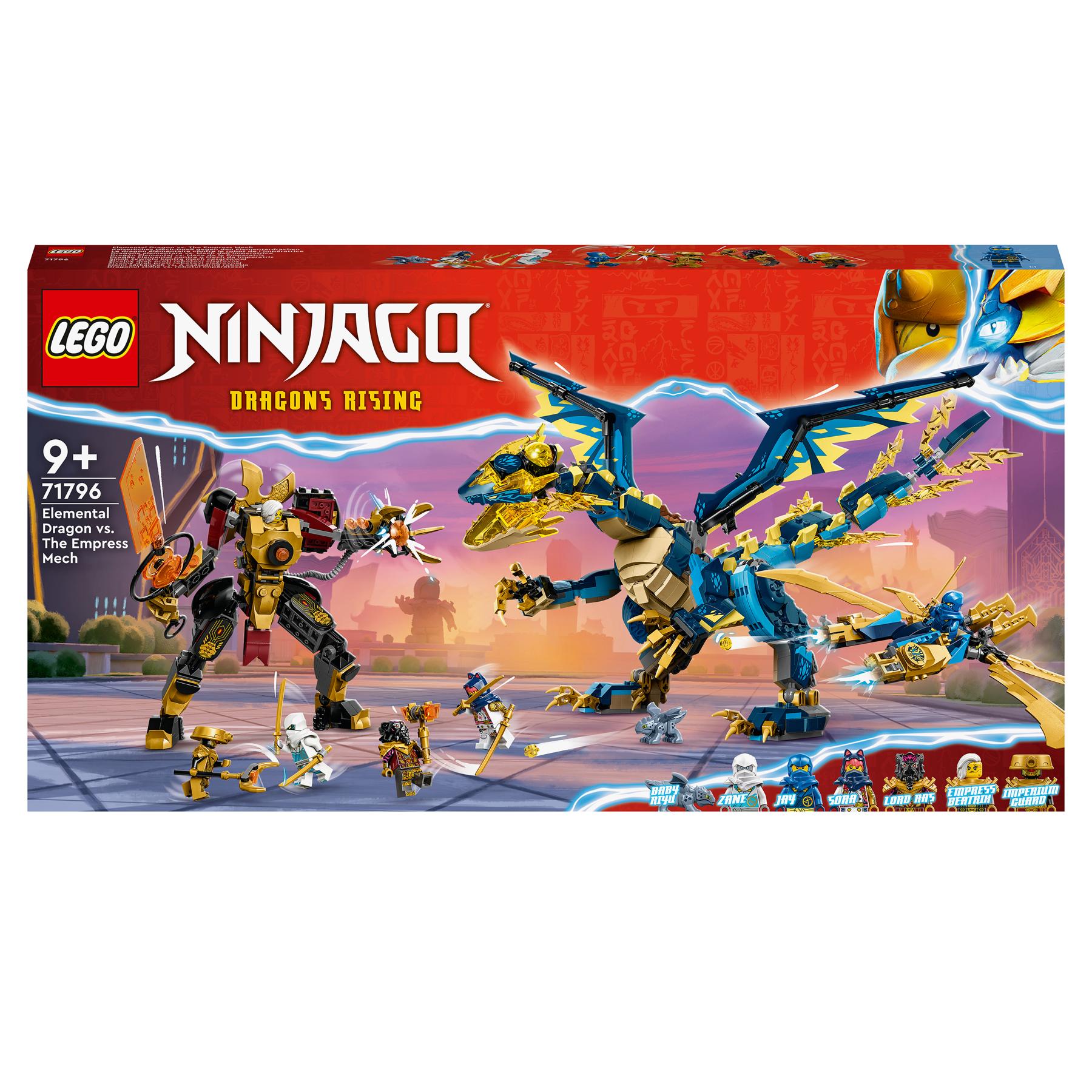  LEGO® NINJAGO Kaiserliches Mech-Duell gegen den Elementardrachen 1038 Teile 71796