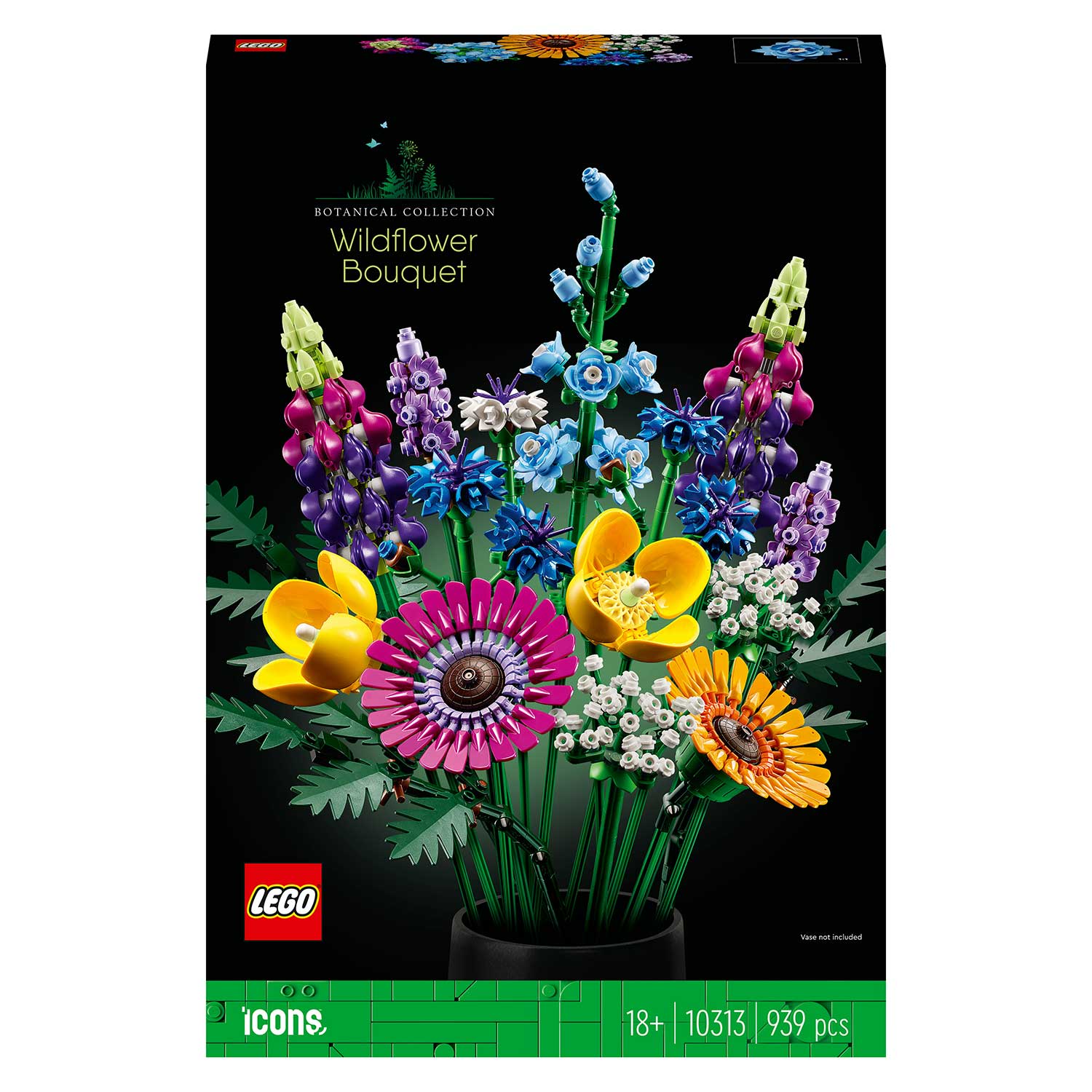 LEGO® ICONS Wildblumenstrauß 939 Teile 10313