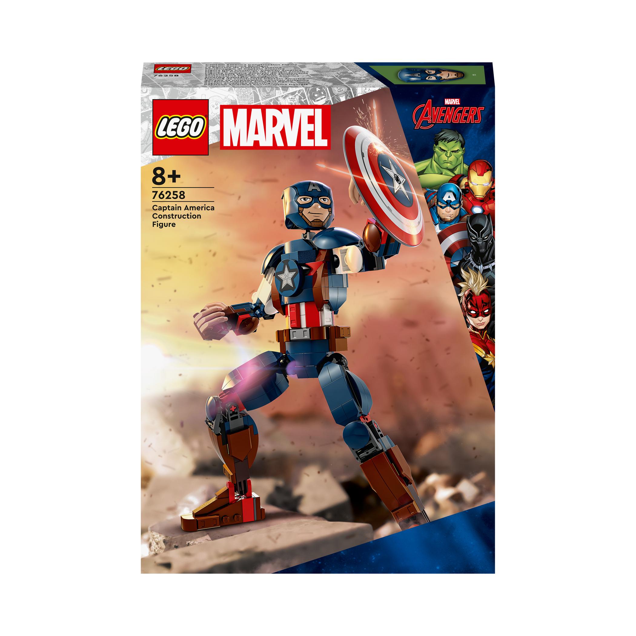 LEGO® Marvel Super Heroes Captain America Baufigur 310 Teile 76258