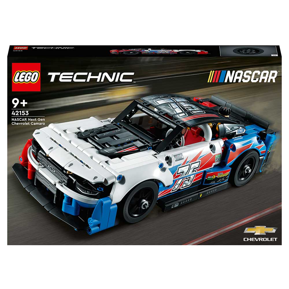 LEGO® Technic NASCAR Next Gen Chevrolet Camaro ZL1 672 Teile 42153