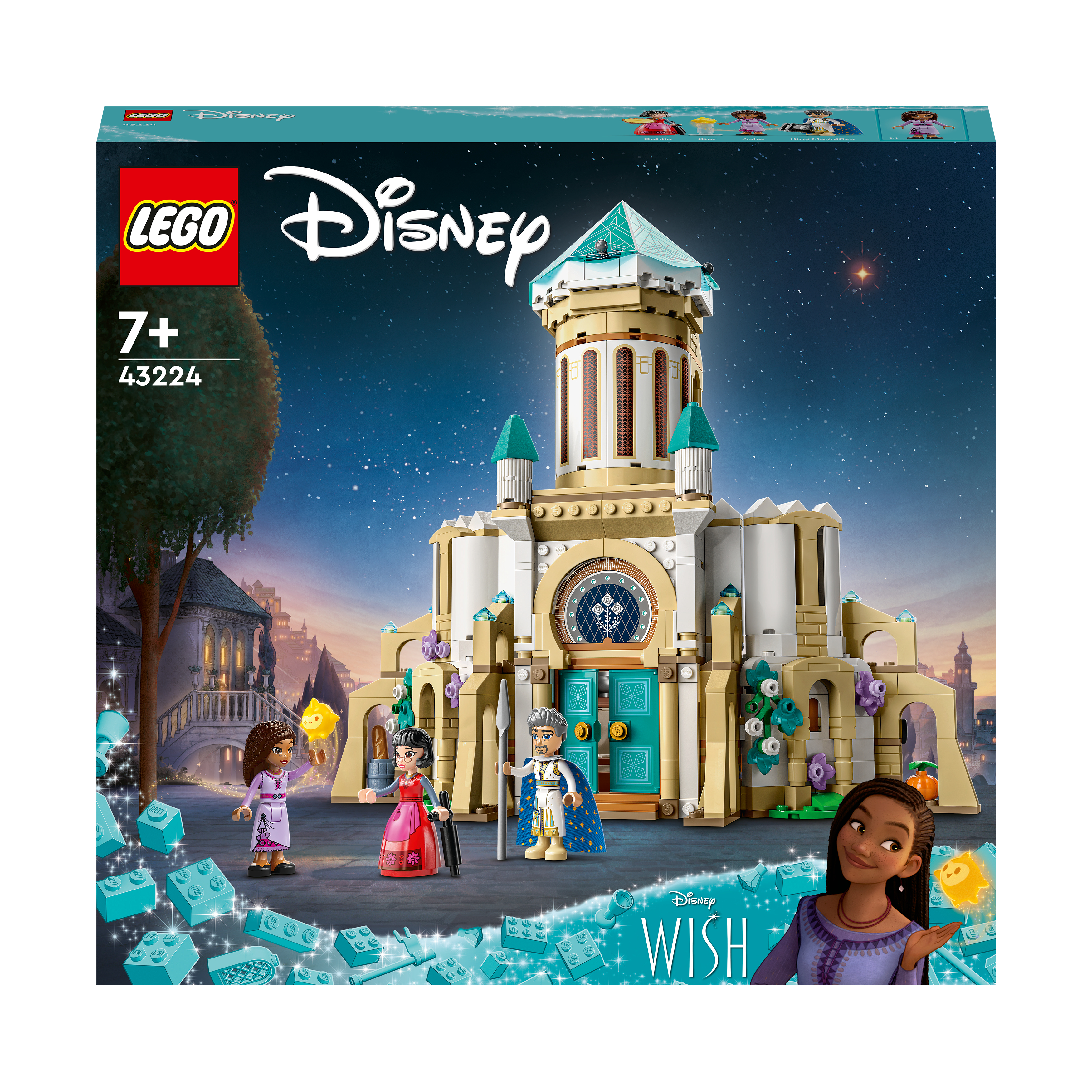 LEGO® Disney Wish König Magnificos Schloss 613 Teile 43224