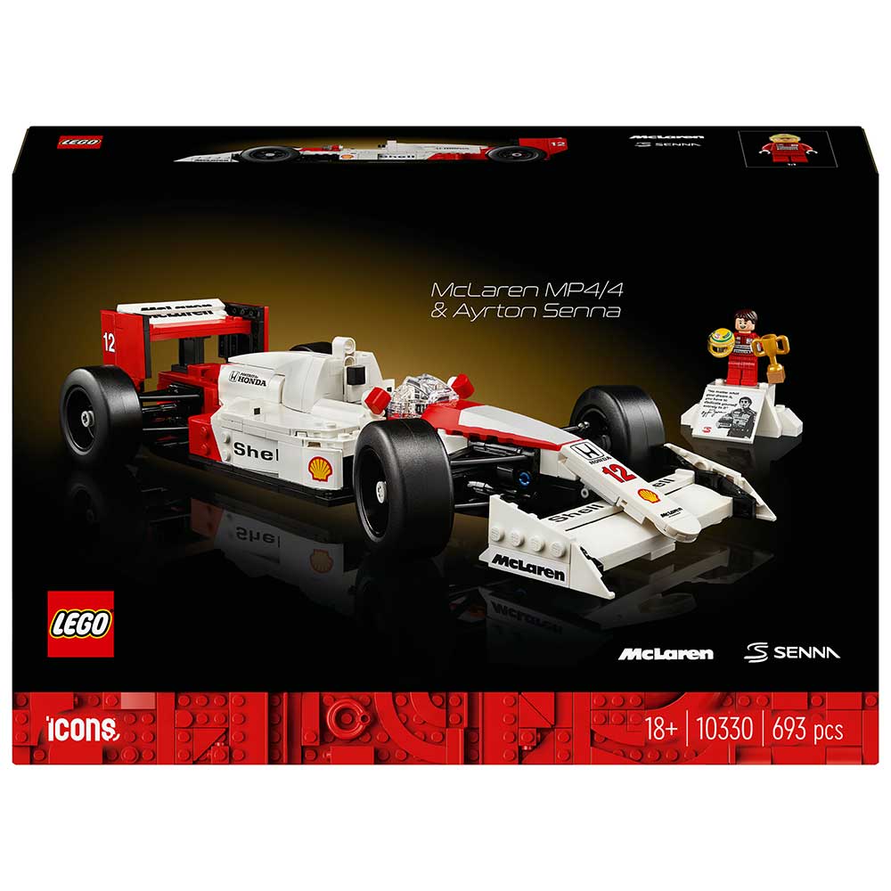 LEGO® ICONS McLaren MP4/4 & Ayrton Senna 693 Teile 10330