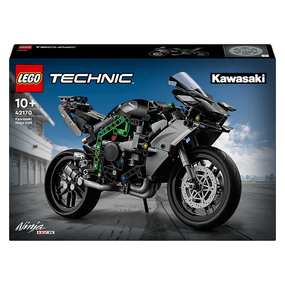 LEGO® TECHNIC Kawasaki Ninja H2R Motorrad 643 Teile 42170