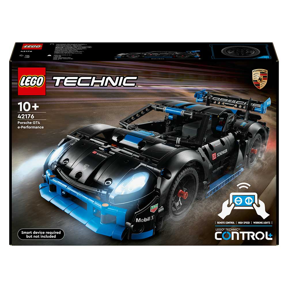 LEGO® TECHNIC Porsche GT4 e-Performance Rennwagen 834 Teile 42176