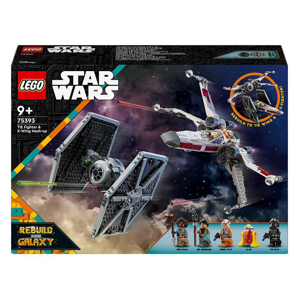 LEGO® STAR WARS Mashup aus TIE Fighter & X-Wing 1063 Teile 75393