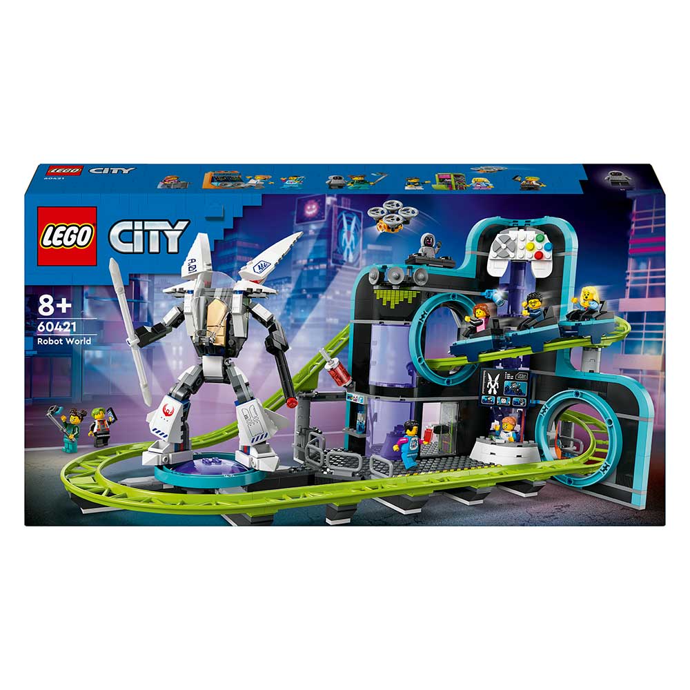 LEGO® City Achterbahn mit Roboter-Mech 986 Teile 60421