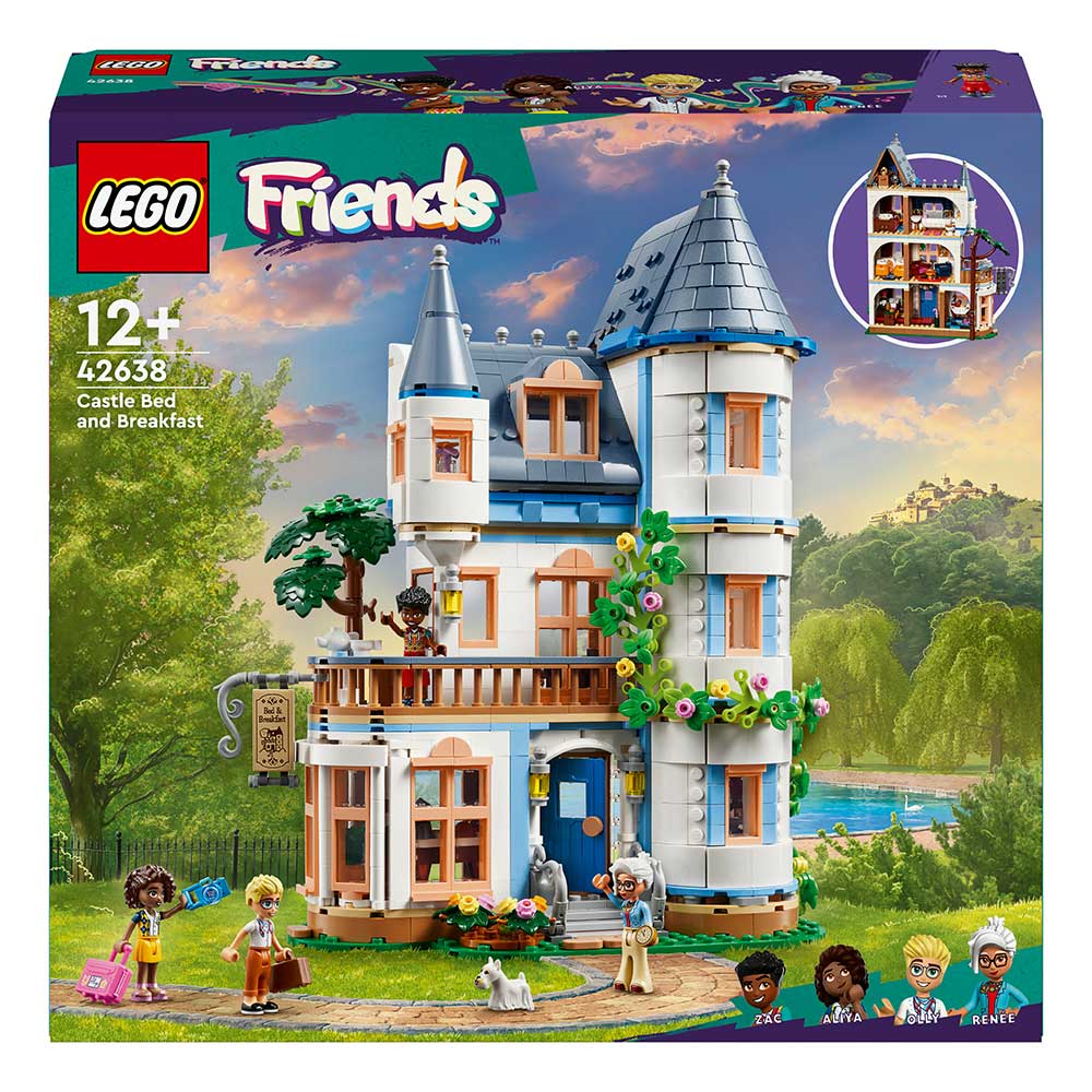 LEGO® Friends Burg mit Ferienunterkunft 1311 Teile 42638