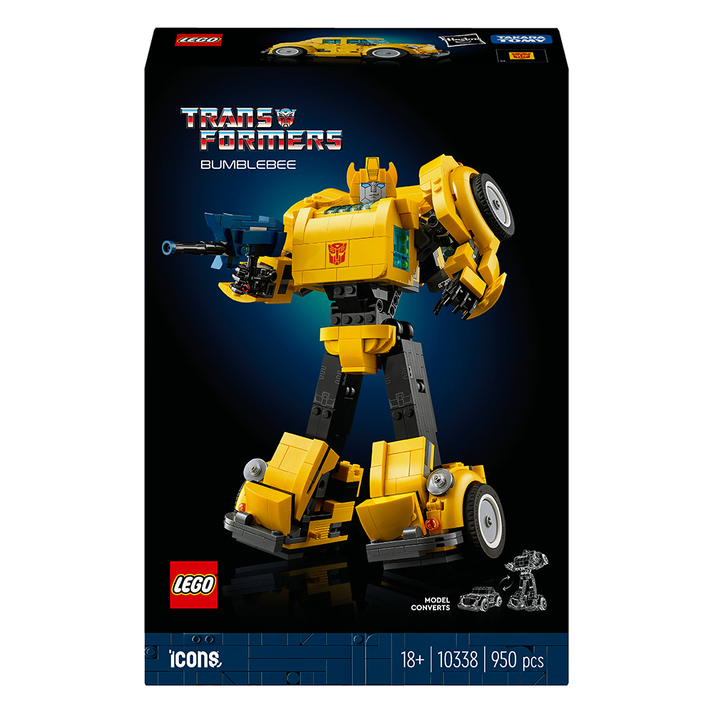 LEGO® ICONS Transformers Bumblebee 950 Teile 10338