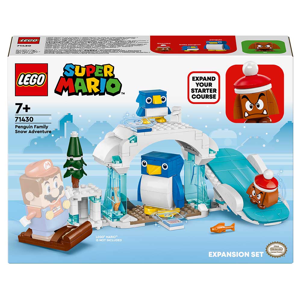 LEGO® Super Mario Schneeabenteuer mit Familie Pinguin Erweiterungsset 228 Teile 71430