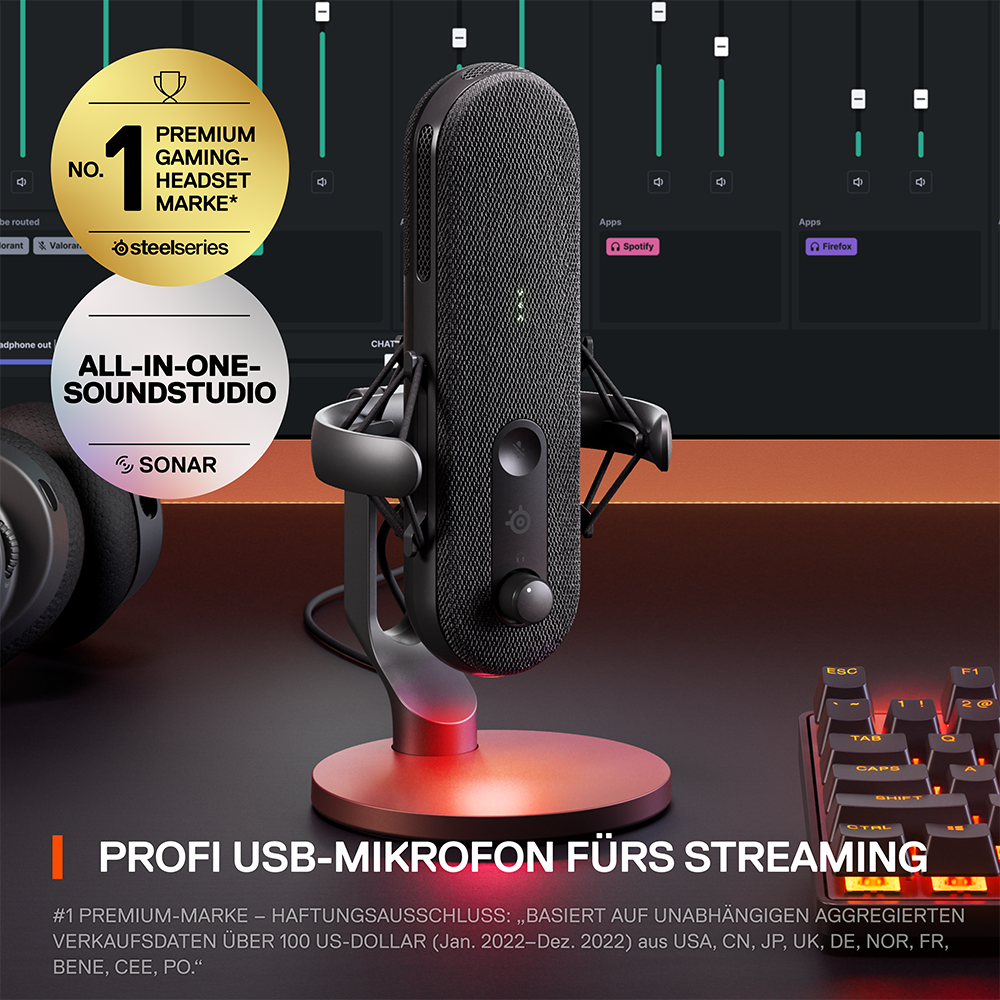 Steelseries Alias Streaming Mikrofon