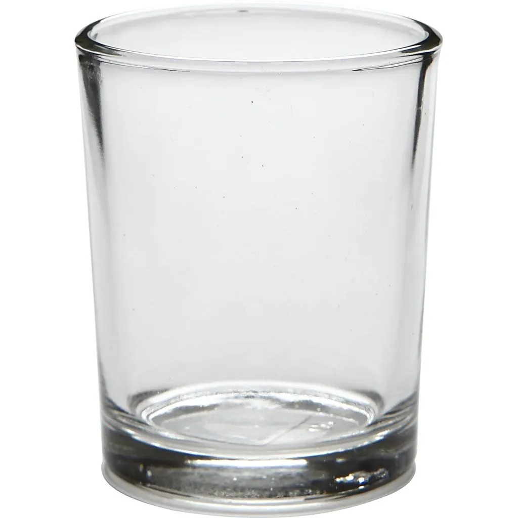 Teelichtglas 6,5 cm 120 ml transparent