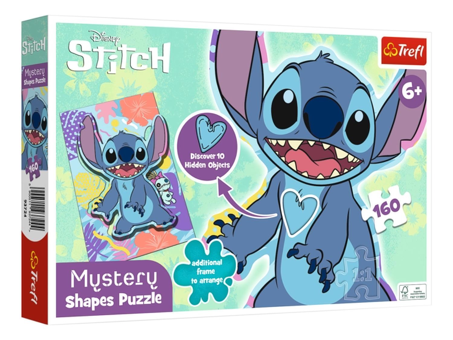TREFL Mystery Shapes Puzzle Lilo & Stich 160 Teile