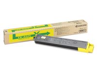 Schwarze Tonerkartusche für Drucker. Verpackung in brauner Kartonbox.