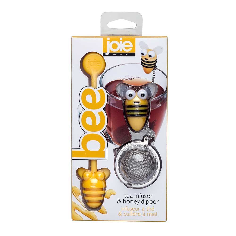 JOIE Tea Infuser Bee plus Honiglöffel