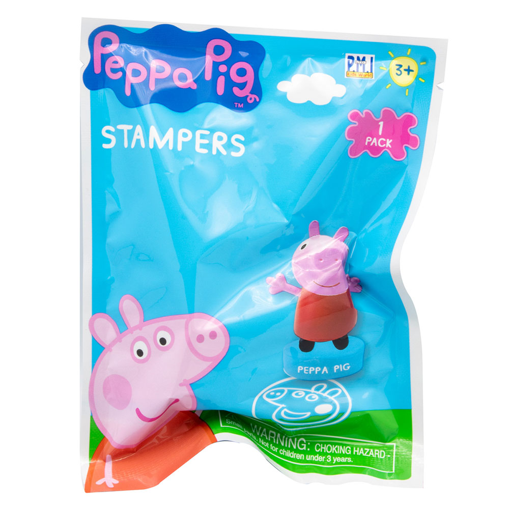 Peppa Wutz 3D Figur mit Stempel 1 Stück bunt