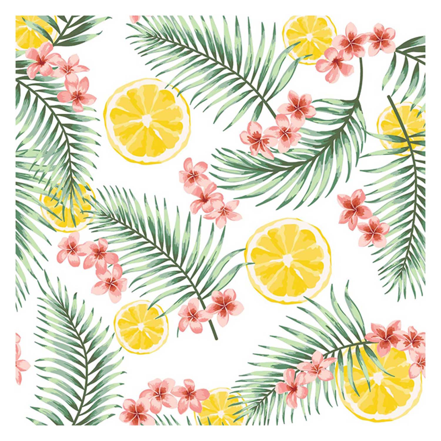Servietten Grillparty 33 x 33 cm 3-lagig 20 Stück bunt