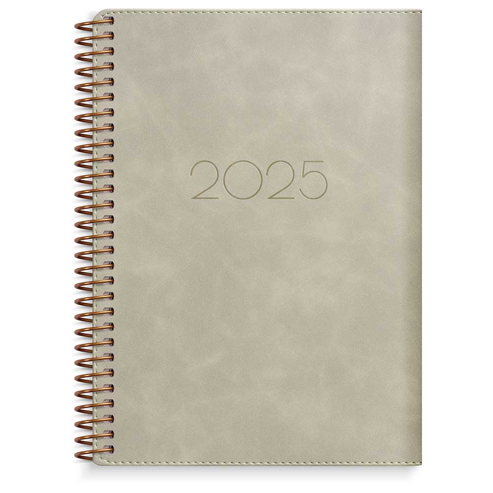 Burde Senator A6 Twist beige Kalender 2025 - gebunden