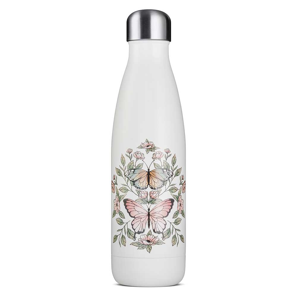 Thermosflasche Butterflies aus Edelstahl 500 ml bunt