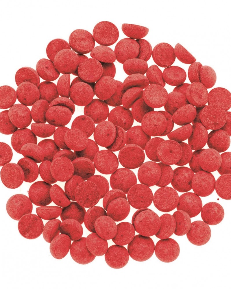 GLOREX Wachsfarbe in Pastillenform 5g rot