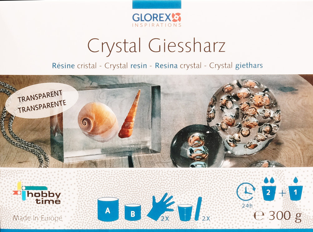 GLOREX Crystal-Giessharz 300g inkl. Zubehör