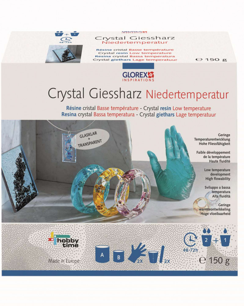 GLOREX Crystal-Giessharz Niedertemperatur 150 g