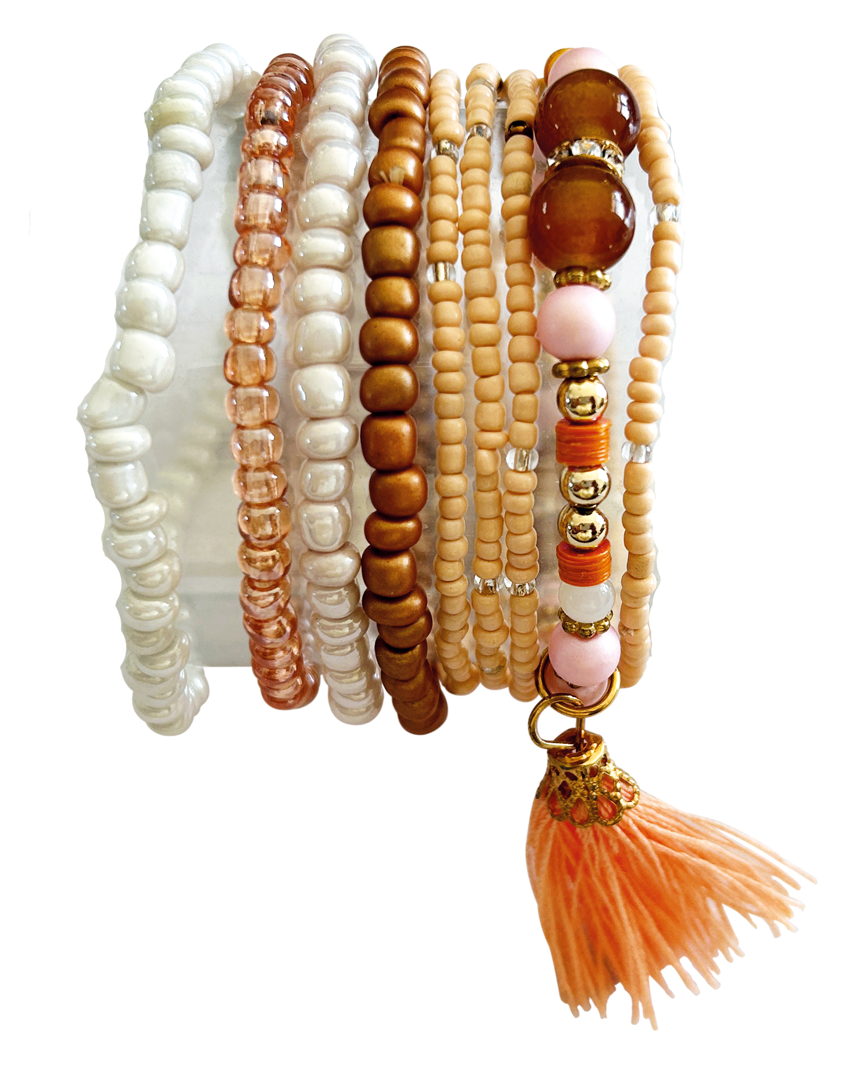 GLOREX Armband-Set sand