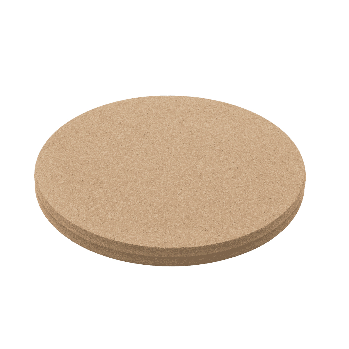 METALTEX Topfuntersetzer aus Kork Ø 20 cm 2 Stück braun