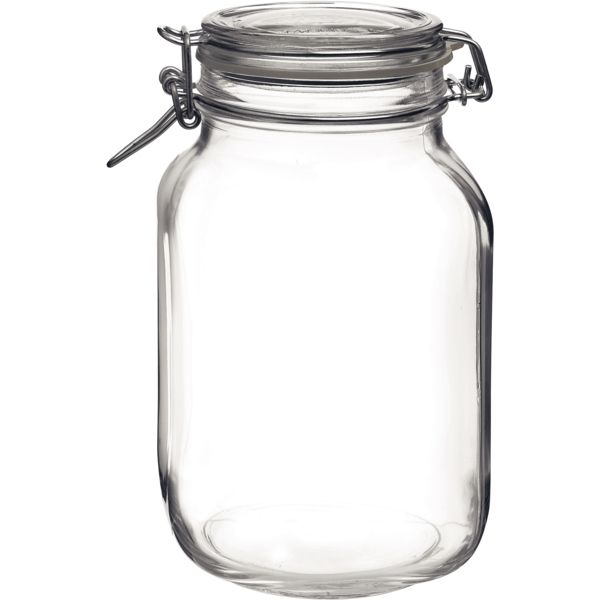 BORMIOLI ROCCO Einmachglas mit Bügelverschluss 2 Liter transparent