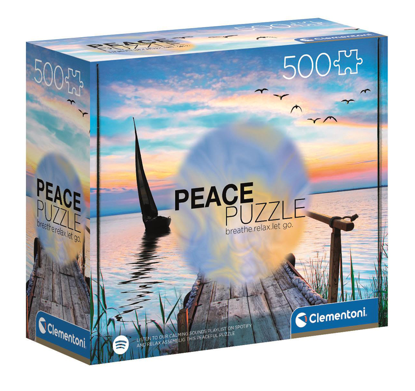 CLEMENTONI Puzzle Peaceful Wind 500 Teile bunt