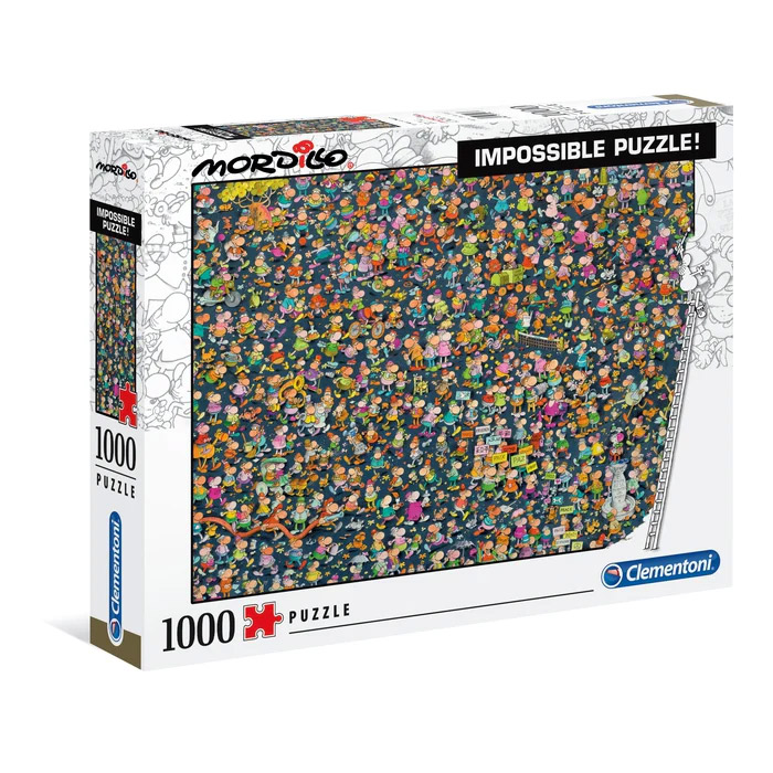 CLEMENTONI Mordillo Impossible Puzzle! 70 x 50 cm 1000 Teile bunt