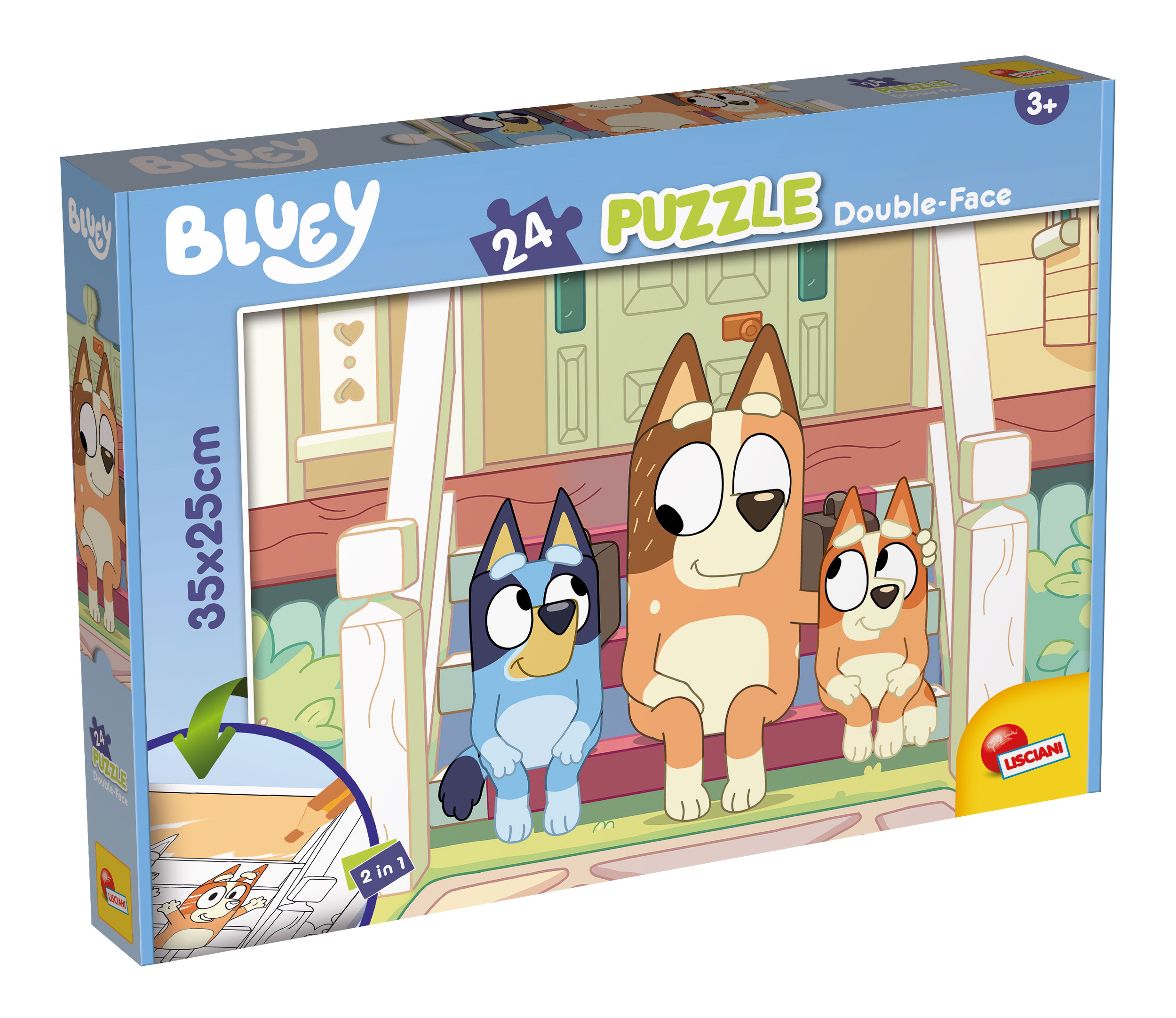 Puzzle Bluey Mr. Monkey Jocks 24-teilig