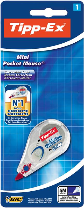 Tipp-Ex Korrekturroller Pocket Mouse Mini 5mmx6m