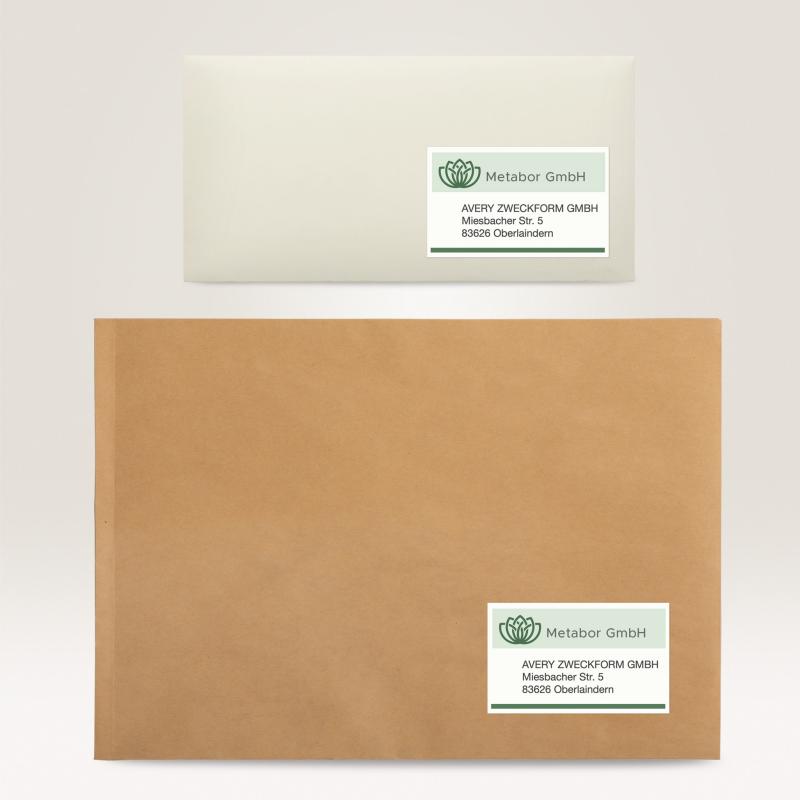 120 AVERY Zweckform Etiketten 3424-10 weiß 105,0 x 48,0 mm | office