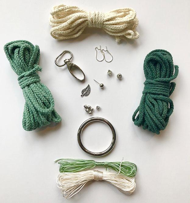 TOPP Makramee-Schmuckset Choose happy petrol/natur » Buch