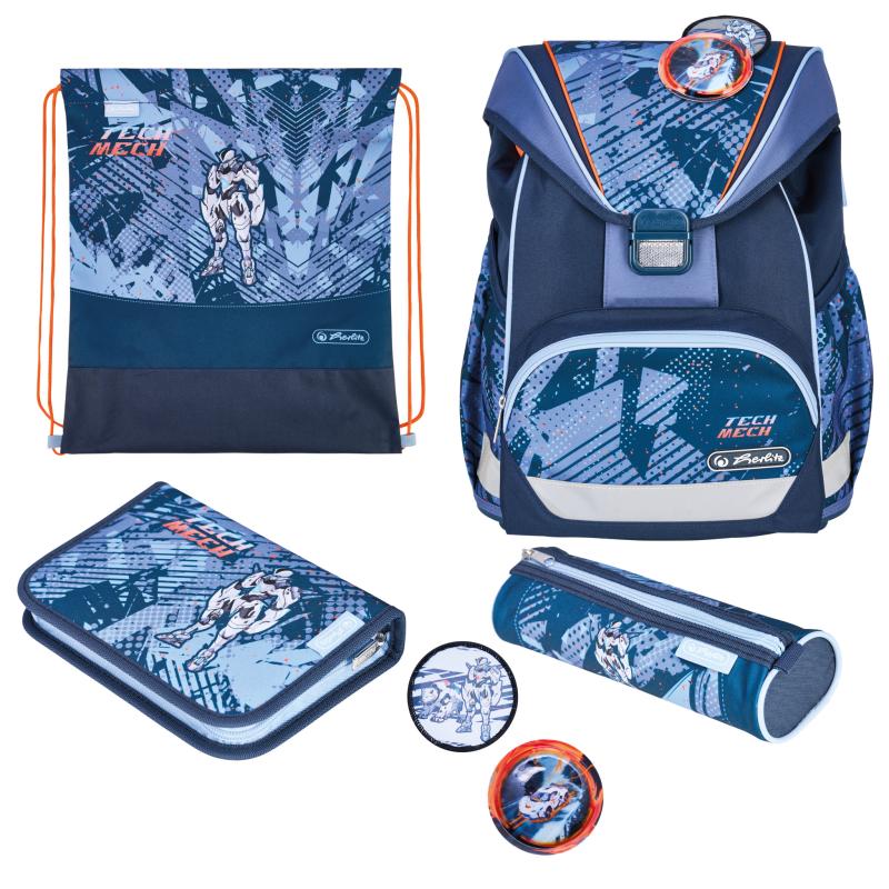 Seven Schultagebuch – 12 Monate, Blau, 13,6x18,3 Cm, Mit Lesezeichen & Stickern