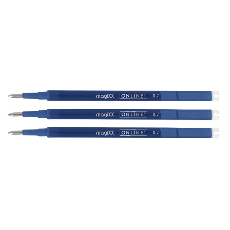 ADD Gel Roll Tech Gelschreiber – 2 Stück, Blau, Mit Metallclip
