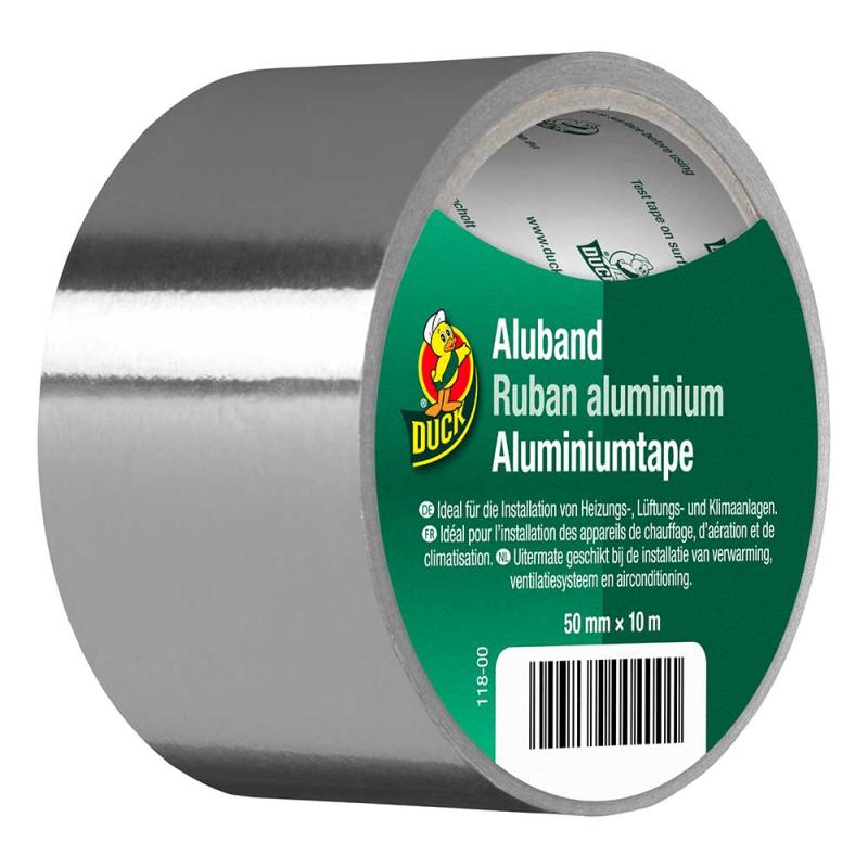 9 Rollen Aluminiumklebeband 50mm | Industrie Qualität 10 Meter Je Rolle