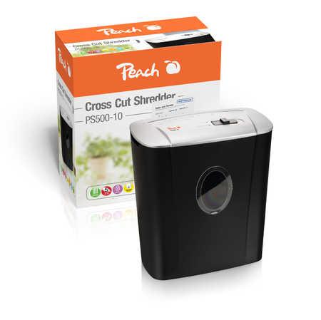 Peach PS400-11 Streifenschnitt Aktenvernichter | 5 Blatt | 7 Liter | 6 mm Peach PS400-11 Streifenschnitt Aktenvernichter | 5 Blatt | 7 Liter | 6 mm