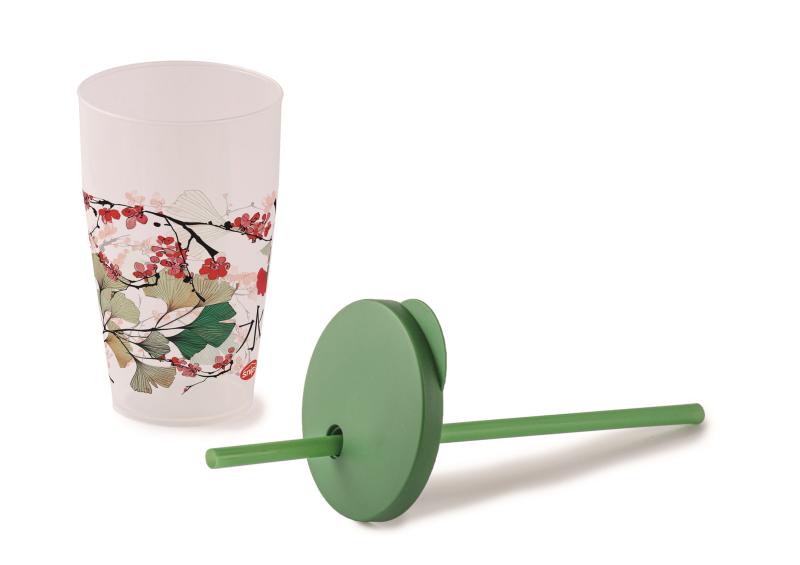 16 Unzen Trinkbecher Mit Deckel - Wiederverwendbare Silikon Becher