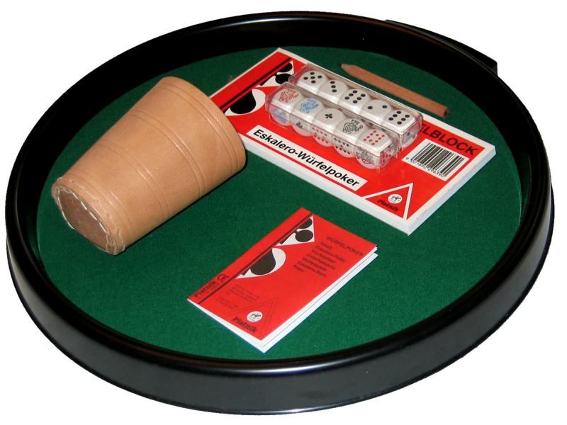 C. Games Pokerwürfel-Set – 5 Würfel, 15 Mm, Bunt, Für Spieleabende & Casinospiele
