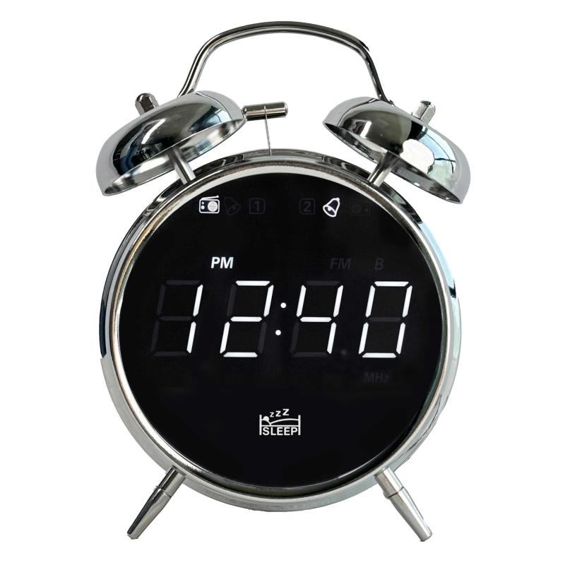 SILVA SCHNEIDER Radiowecker URW 240 silber zum Top-Preis