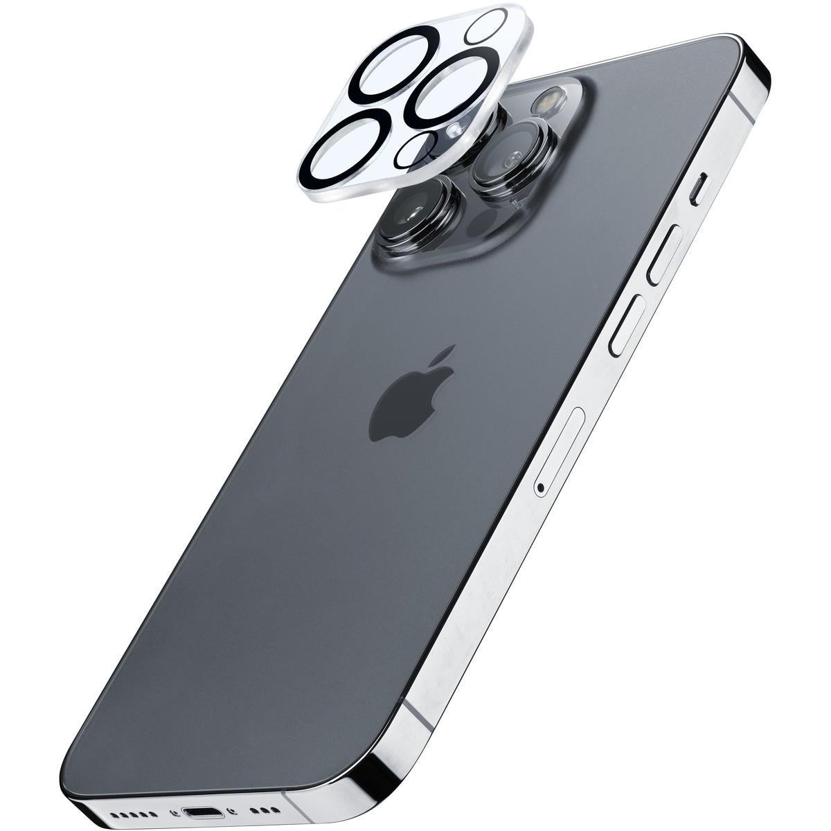 Smartphone in schwarzer Farbe mit einem quadratischen Kameramodul. Das Design ist modern und minimalistisch.