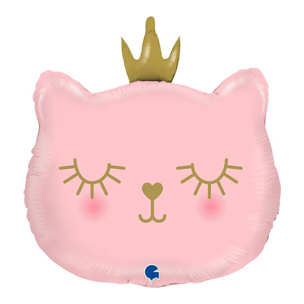 Heliumballon Cat Princess 66 cm pink