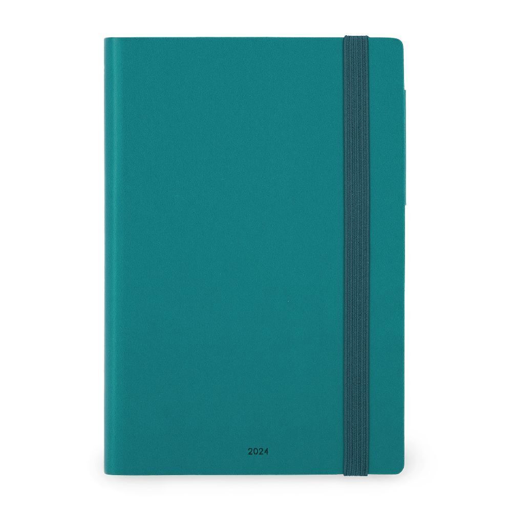 Tageskalender Medium - 2024 - Medium Daily Diary - 12M - Blue - Taschenbuch  - LIBRO