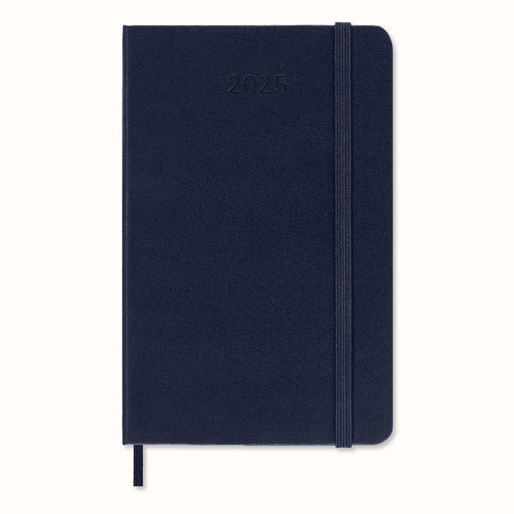 Moleskine 12 Monate Tageskalender 2025, Pocket/A6 - gebunden