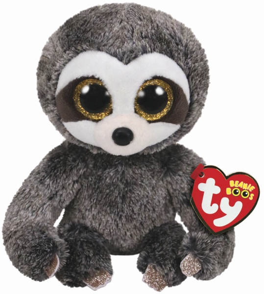 TY Beanie Boo's Plüschtier Faultier Dangler 15 cm grau