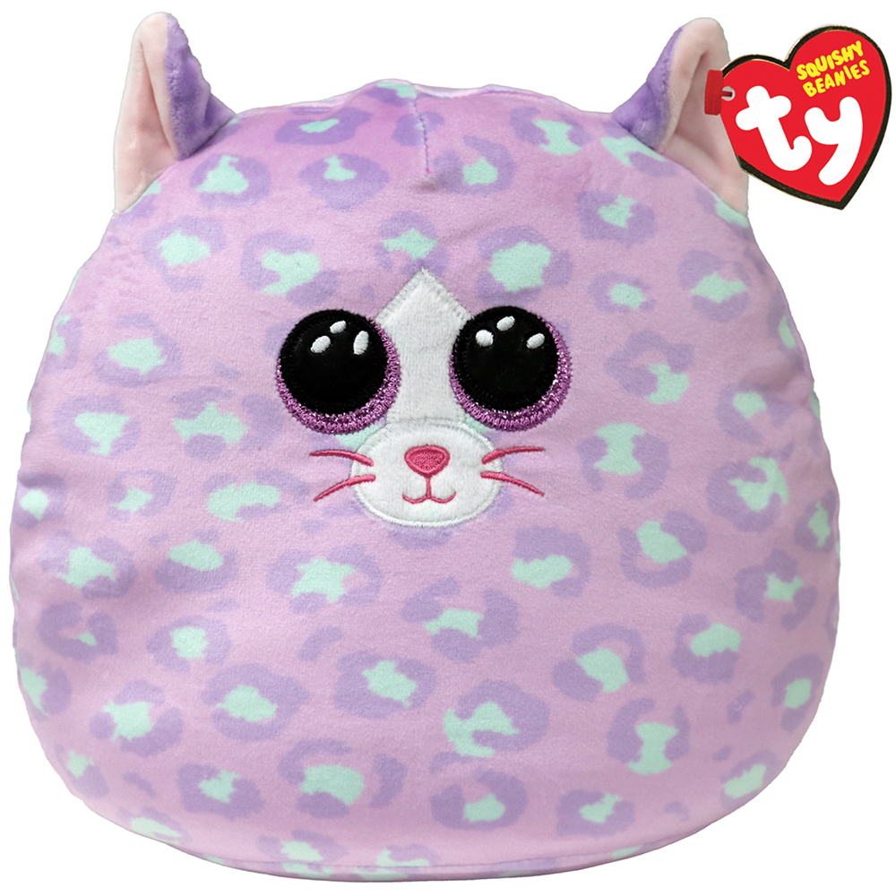 TY Squishy Beanies Cassidy Katze 35 cm lila