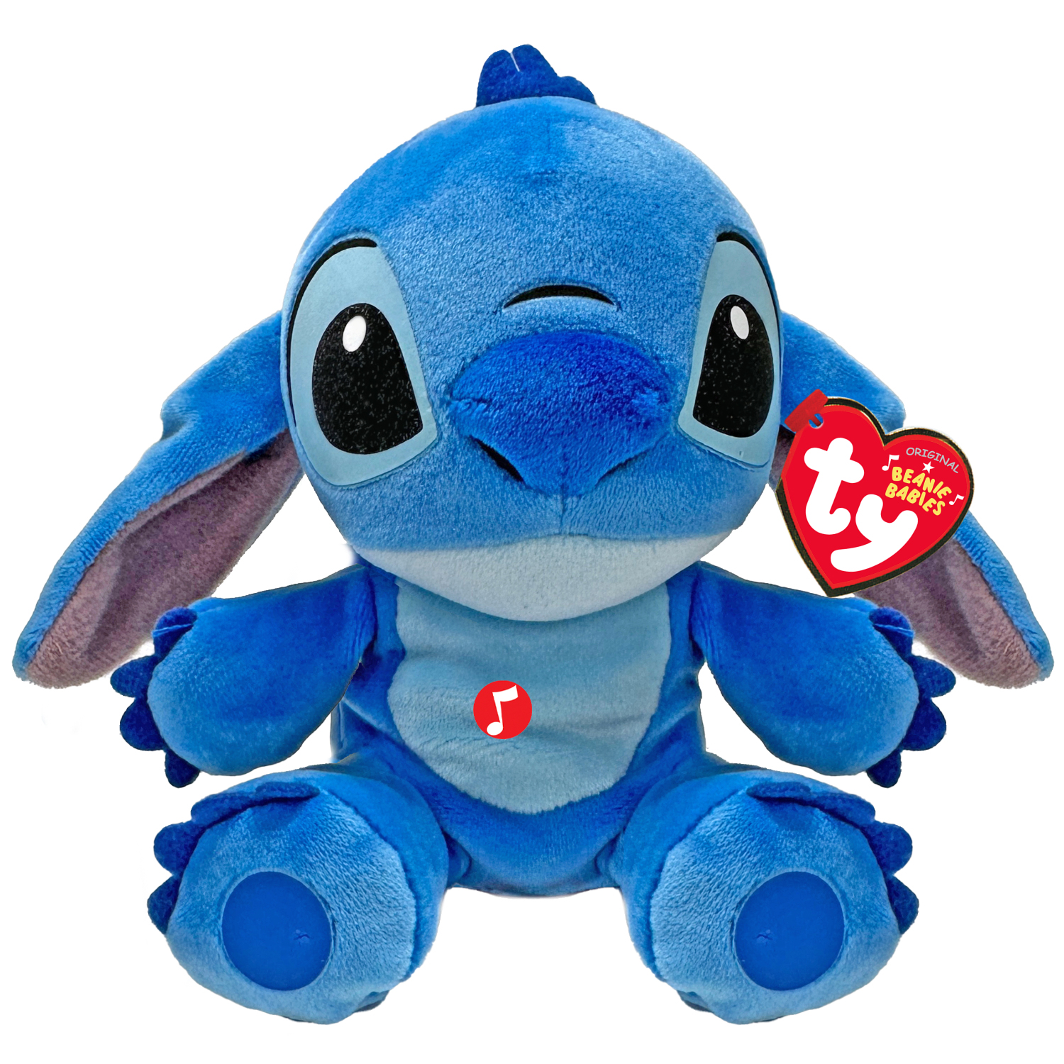 TY BEANIE BOO'S Plüschtier Disney Stitch 15 cm mit Sound blau