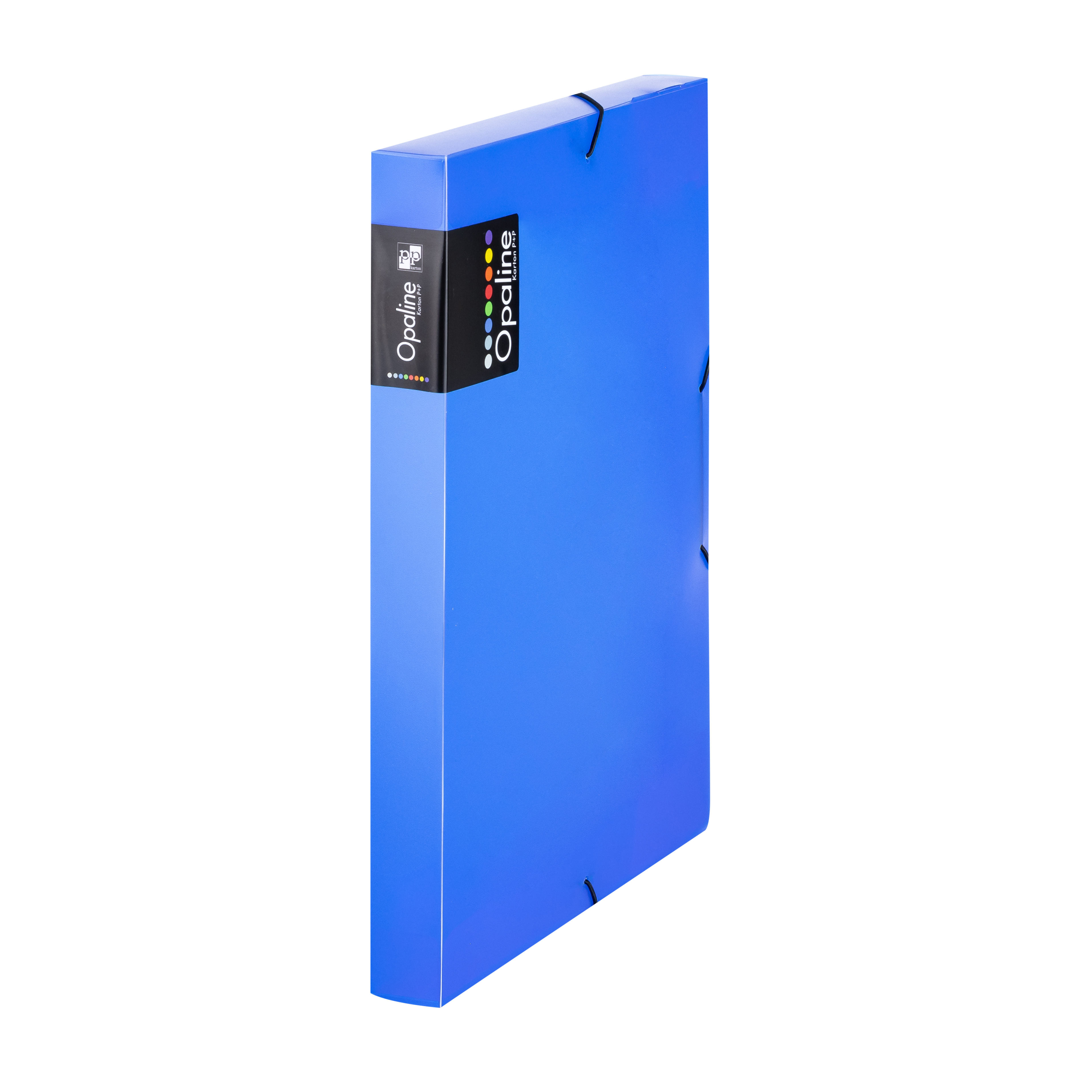 Heftbox mit Gummizugverschluss A4 blau