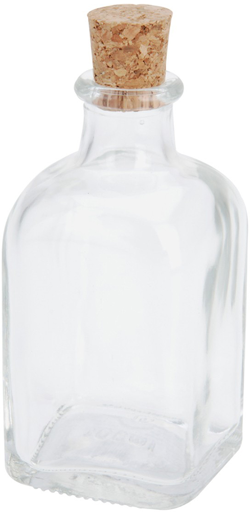 Glasflasche mit Korken Apotheker 250 ml